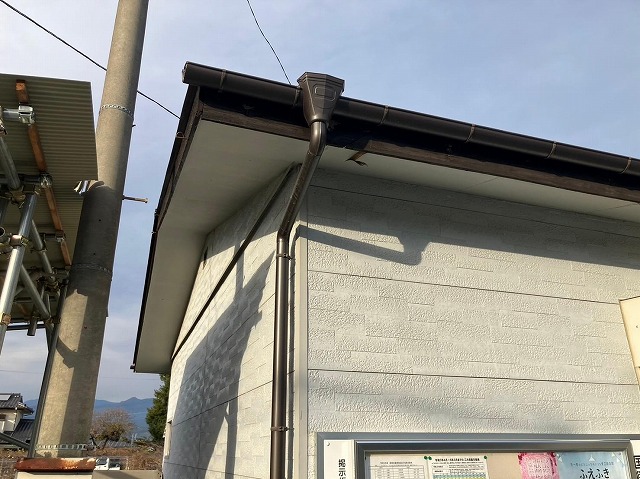 笛吹市　雨樋工事